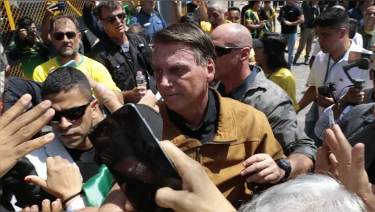 Imagem ilustrativa da notícia Em Belém, Bolsonaro garante que ganha eleição no 1º turno