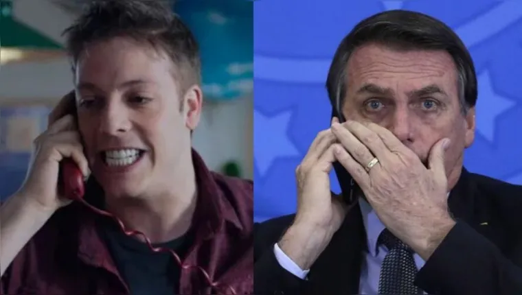 Imagem ilustrativa da notícia Vídeo: Porchat liga para Bolsonaro e dispara: "tomar no c*"