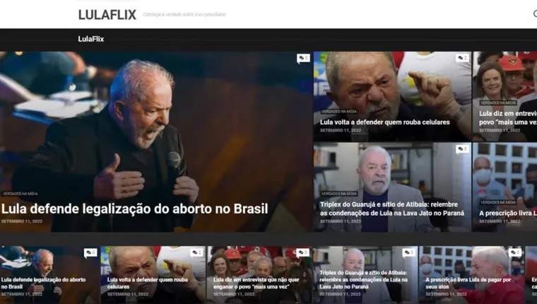 Imagem ilustrativa da notícia Campanha de Lula aciona TSE para tirar do ar "LulaFlix"