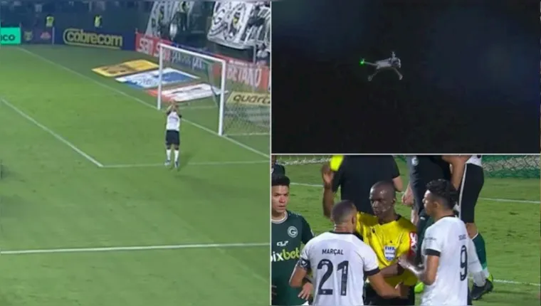 Imagem ilustrativa da notícia Zagueiro do Botafogo tenta atingir drone e é suspenso