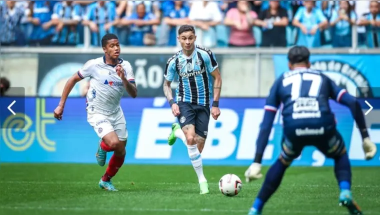 Imagem ilustrativa da notícia Grêmio e Bahia empatam e ficam próximos do acesso