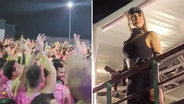 Imagem ilustrativa da notícia Claudia Leitte é recebida com vaias e coro de "Lula" em show