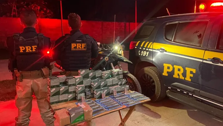 Imagem ilustrativa da notícia Pará: PRF apreende centenas de munições de diversos calibres