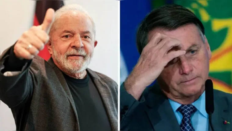 Imagem ilustrativa da notícia Ipec: Lula tem 46% contra 31% de Bolsonaro no 1º turno