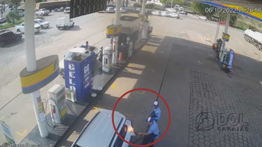 As imagens começaram a viralizar nesta segunda-feira (10)