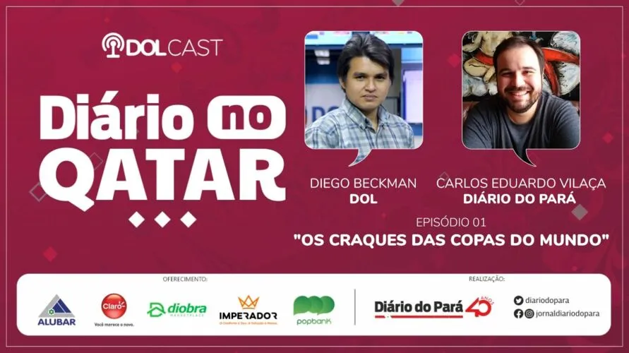 Imagem ilustrativa do podcast: Diário no Catar: Nova série de podcast estreia no DOL