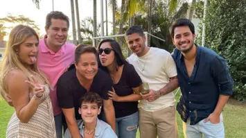 Casamento do filho de Leonardo chega ao fim.