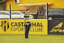 Presidente do Castanhal, Helinho Junior.