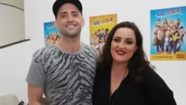 Paulo Gustavo ao lado da irmã, Ju Amaral.