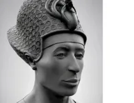 Esse seria o rosto do  faraó Tutancâmon