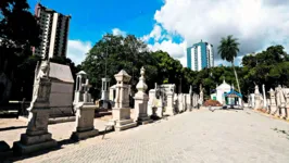 O Parque Cemitério da Soledade passa pelos últimos retoques para abertura na próxima quinta