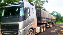 A carga foi apreendia no KM-16 da Rodovia BR-230 (Transamazônica), no município de São João do Araguaia