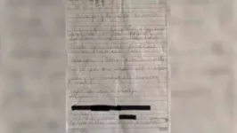 Com letra infantil, criança escreveu carta para juiz: "Eu já pedi para o Papai Noel e agora peço pro senhor esse presente de Natal"