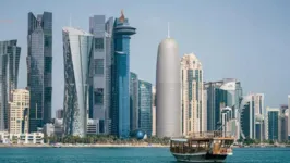 Vista de Doha, no Catar