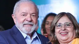 Lula e Cida durante a nomeação nesta quinta