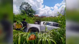 Caminhonete foi encontrada abandonada as margens da PA-279