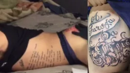 Imagem ilustrativa da notícia Fã tatua "Farofa da Gkay" no bumbum para tentar ir à festa