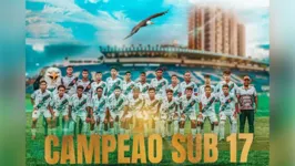 Imagem ilustrativa da notícia Tuna vence Paysandu e é campeã do Parazão Sub-17 de 2022
