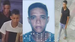 Marcus Vinicius Cunha Gonzaga de 27 anos, de camisa preta foi preso no bairro da Marambaia.