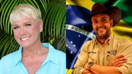 A apresentadora Xuxa Meneghel e o empresário Adriano Barros Caruso