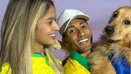 Esposa do jogador Raphinha anuncia gravidez do primeiro filho