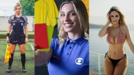 Fernanda Colombo ficou famosa pela beleza que atraía olhares para ela durante atuação como árbitra assistente de futebol