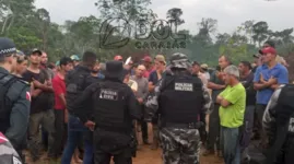 A ação aconteceu na última quinta-feira (17) no interior da Fazenda Canaã