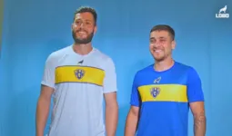 Thiago e João Vieira foram modelos por um dia