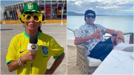 Grethen e Ronaldinho Gaúcho: o rolê  aleatório do Qatar