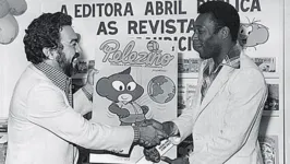 Mauricio de Sousa e rei Pelé
