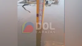 Nível do Rio Tocantins em Marabá estava marcando 6m30cm nesta segunda-feira (5).