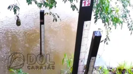 Nível do rio Tocantins está com 8,12 metros e deve se manter assim até a sexta-feira (6)