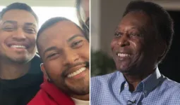 Octávio Felinto Neto e Gabriel Arantes do Nascimento conheceram Pelé um dia antes da morte do Rei