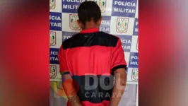 O acusado foi preso e conduzido para a Delegacia de Polícia Civil de Santana do Araguaia