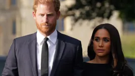 Príncipe Harry e a esposa Meghan abdicaram de todos os privilégios da monarquia.