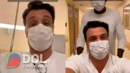 Rodrigo Lombardi foi parar no hospital com dor na coluna