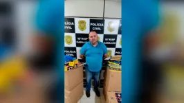 Adriano Araújo Lisboa  foi preso e ncaminhado para a 21ª Depol