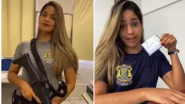 A agente da PC de Pernambuco, Ruana Pedrosa Andrade, tem mais de 290 mil seguidores no TikTok.