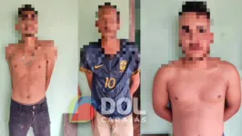 Caio Mateus Dias Virgulino, Enderson Cardoso dos Santos e Mauro Santos Oliveira  foram presos na mesma operação em Santana