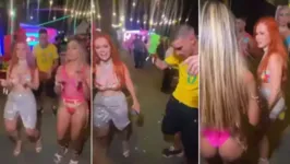 Thiago Galhardo não conseguiu seduzir mulheres na Festa da Gkay e foi sumariamente ignorado