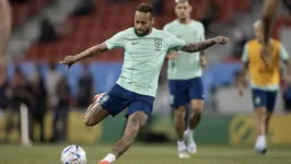 Neymar treinou normal durante o final de semana