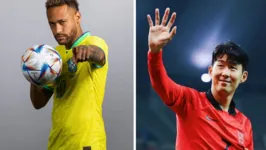 Neymar e Son são os grandes nomes de Brasil e Coreia