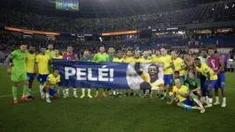 Pelé foi lembrado por jogadores da seleção brasileira durante os jogos da Copa do Mundo