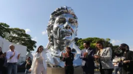 Inauguração do busto de Ayrton Senna em Interlagos