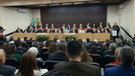 Cerimônia de Posse da Nova Administração do TRT-8, no auditório Aloysio da Costa Chaves.