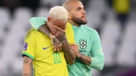 Neymar fez o gol que colcou o Brasil na frente, mas a Seleção terminou eliminada pelos croatas