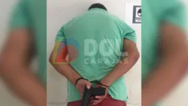 Homem é preso após ameaçar pastor usando uma pistola calibre 6 milímetros