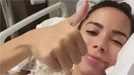 Anitta está internada desde a semana passada