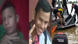 Marielson Kennedy, de 18 anos e  Janderson Marques, de13 anos despareceram desde o naufrágio de uma canoa, na noite do último sábado (10), Igarapé de Alenquer