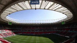 Palco do jogo que marca a estreia da Bélgica na Copa.